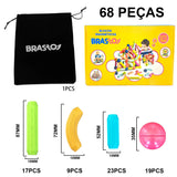 BLOCOS MAGNÉTICOS MONTESSORI
