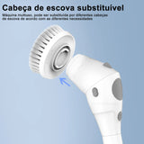 ESCOVA DE LIMPEZA ELÉTRICA MULTIFUNCIONAL