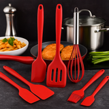 Kit de Utensílios de Silicone – 5 Peças