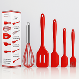 Kit de Utensílios de Silicone – 5 Peças