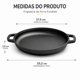 Frigideira de Ferro Fundido