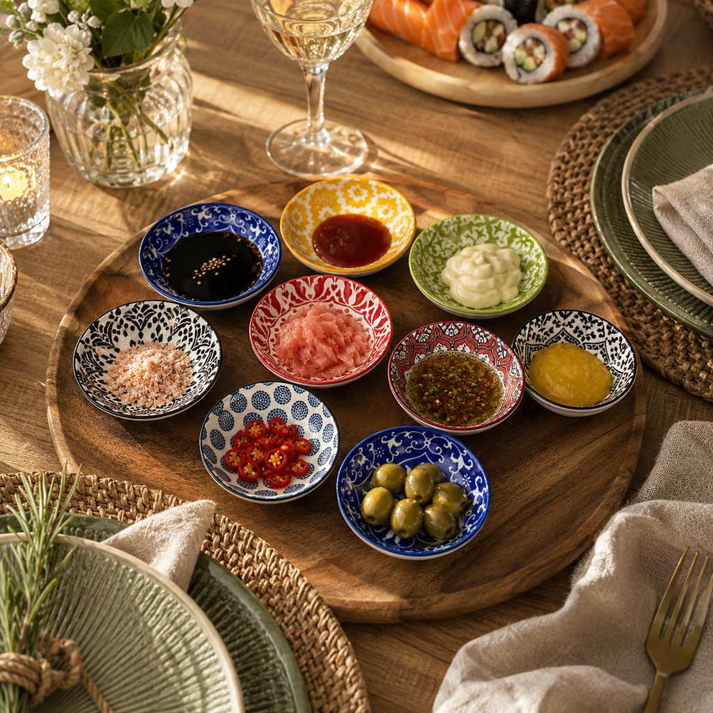 COLEÇÃO TERRA - PRATINHOS PARA APERITIVOS