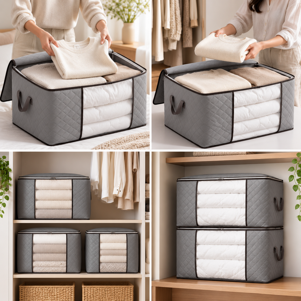 ORGANIZABOX™ - Saco Organizador Multiuso Dobrável