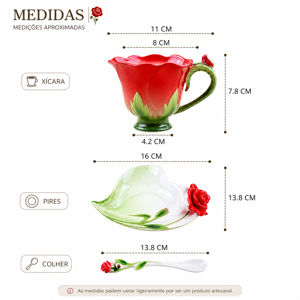 XÍCARAS ROSA ENCANTANDA