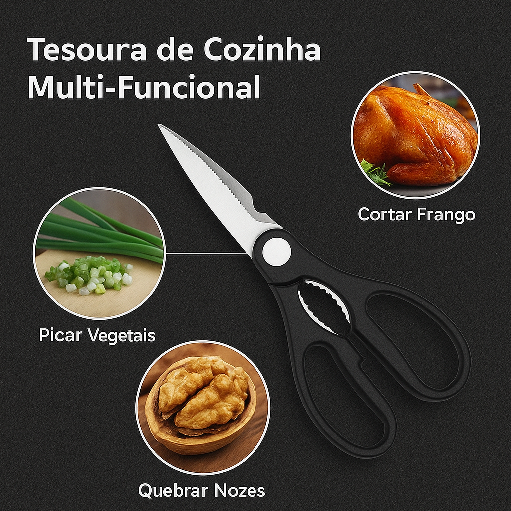 Conjunto 6 peças de facas de aço inoxidável
