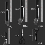 Conjunto 6 peças de facas de aço inoxidável