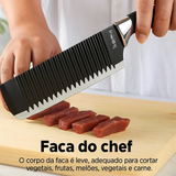 Conjunto 6 peças de facas de aço inoxidável