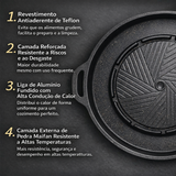 Frigideira Grill Antiaderente Kosun