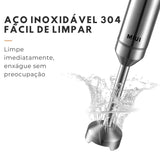Liquidificador de imersão manual MIUI 1000W poderoso 4 em 1