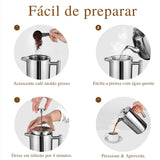 CAFETEIRA FRANCESA AÇO INOXIDÁVEL