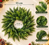 Guirlanda Natalina Encanto Verde – 55 cm