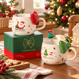Caneca de Natal Laço Encantado