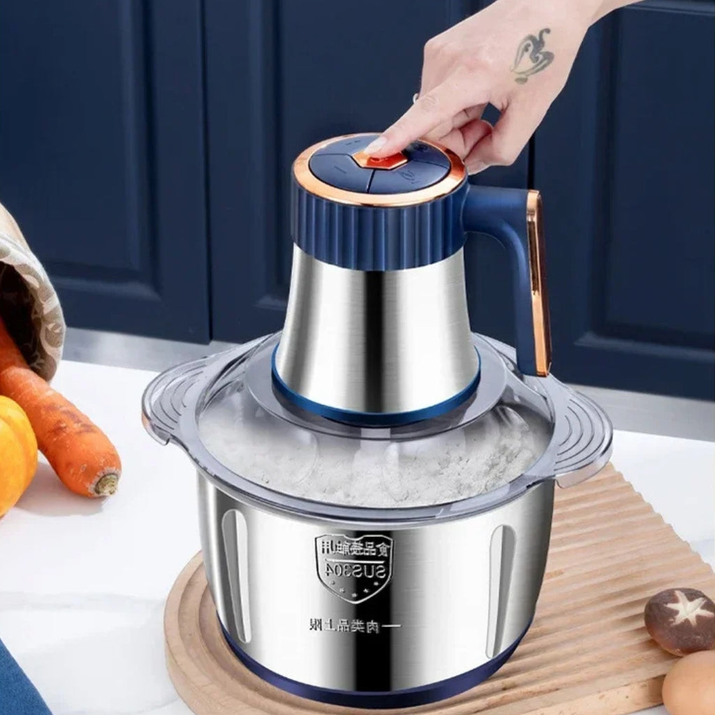 SteelMix Pro - Liquidificador Multifuncional 5L em Aço Inoxidável é 2 em 1