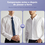 SteamPress Portátil – O Ferro a Vapor que Desamassa em Segundos!