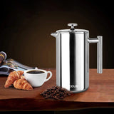 CAFETEIRA FRANCESA AÇO INOXIDÁVEL