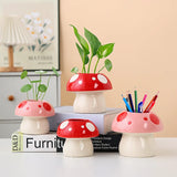 VASO DECORATIVO, VASO MODELO GOGUMELO, VASO COGUMELO, COGUMELO, VASO PLANTA, VASO RETRO.