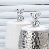 Silver Bear™ – Xícaras em Cerâmica com acabamento prateado