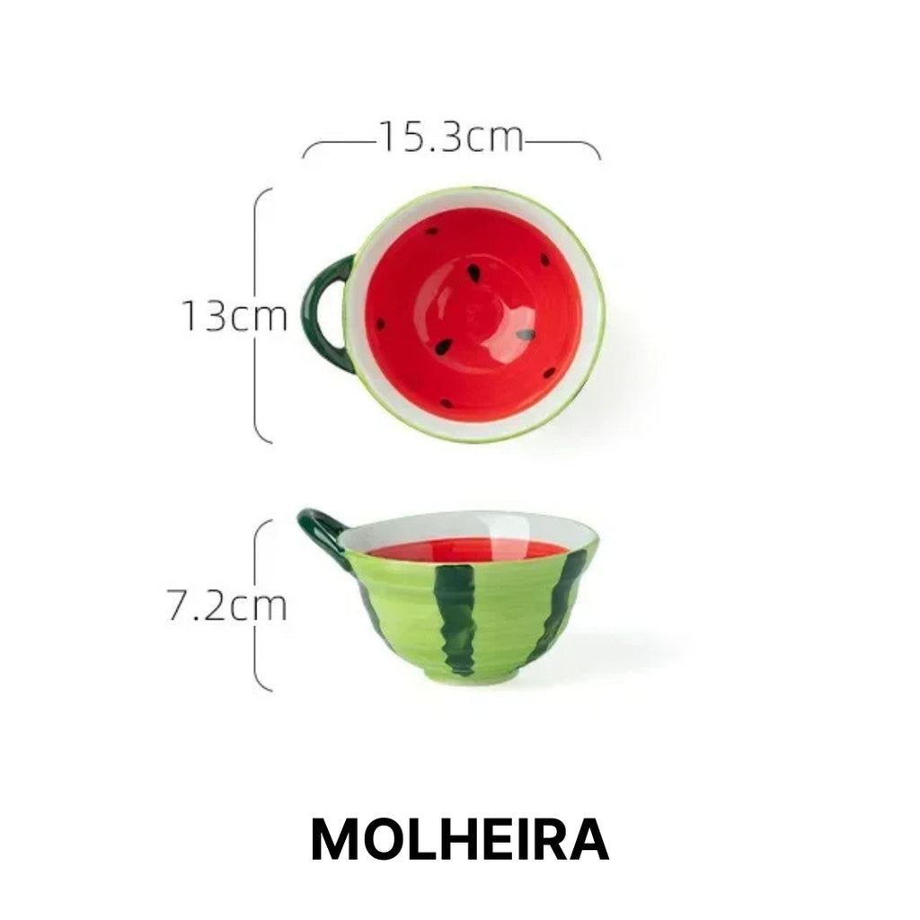 CONJUNTO CERÂMICA MELANCIA