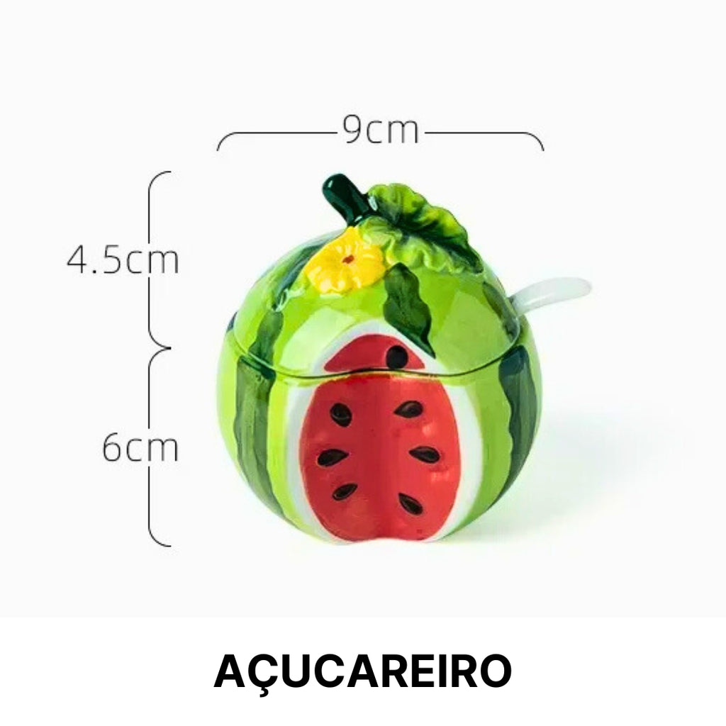 CONJUNTO CERÂMICA MELANCIA