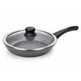 Frigideira de Indução Granilite 24cm com Tampa de Vidro