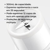 LIQUIDIFICADOR PORTÁTIL ELÉTRICO 300mL