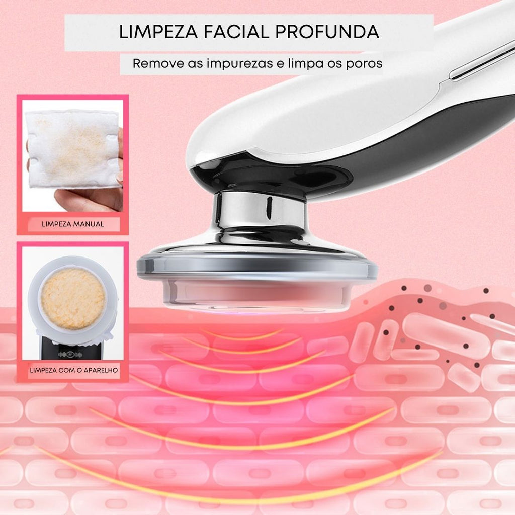 REJUVENESCEDOR FACIAL BEAUTY 7 em 1