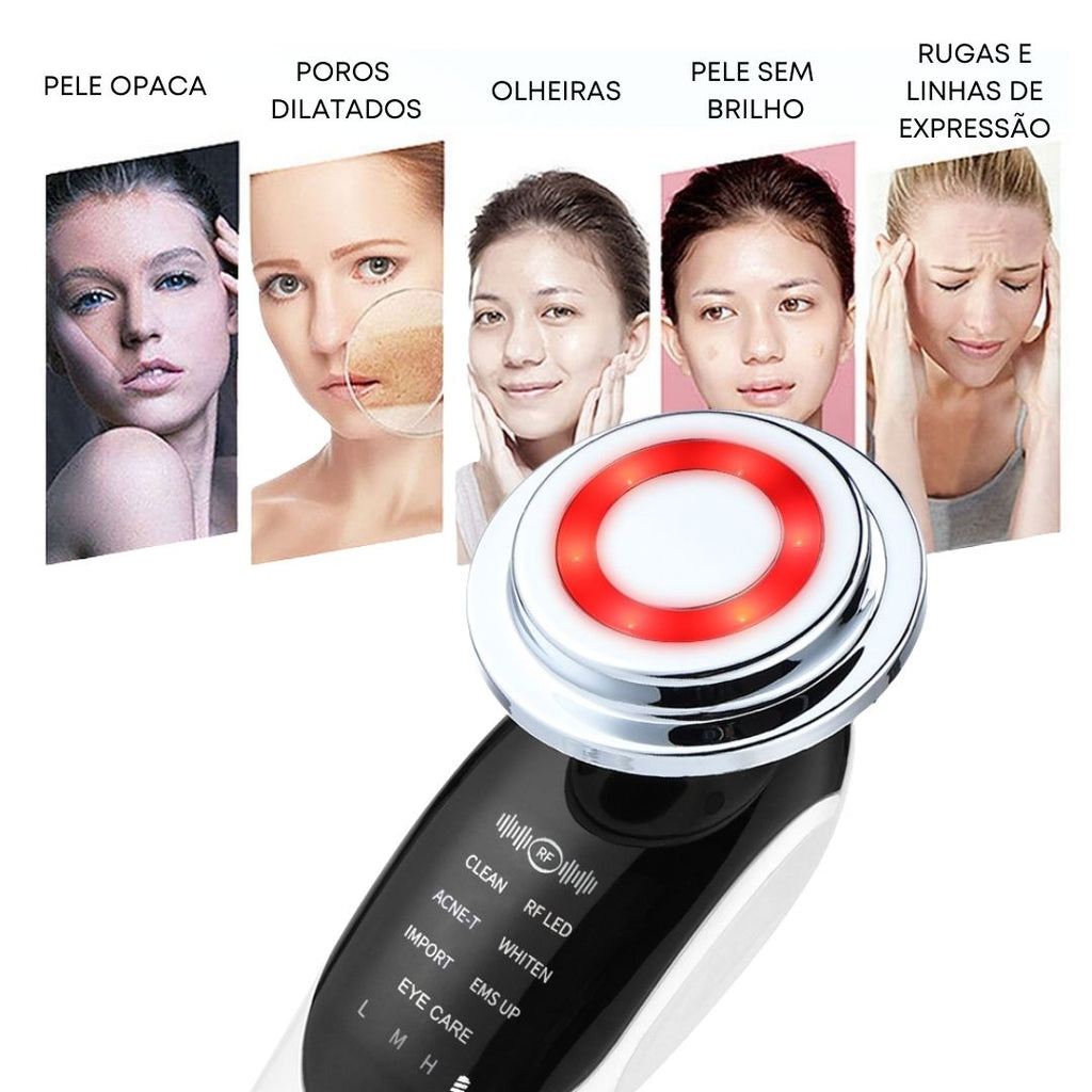 REJUVENESCEDOR FACIAL BEAUTY 7 em 1